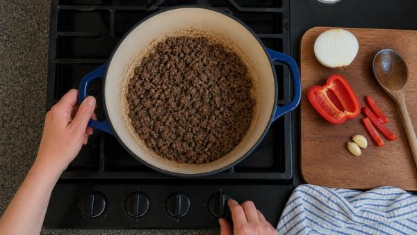 Step 5: Reduce heat to medium