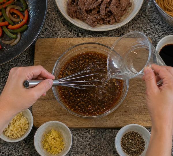 Step 9: Mix the sauce