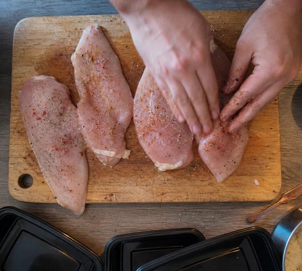 Step 7: Rub with olive oil