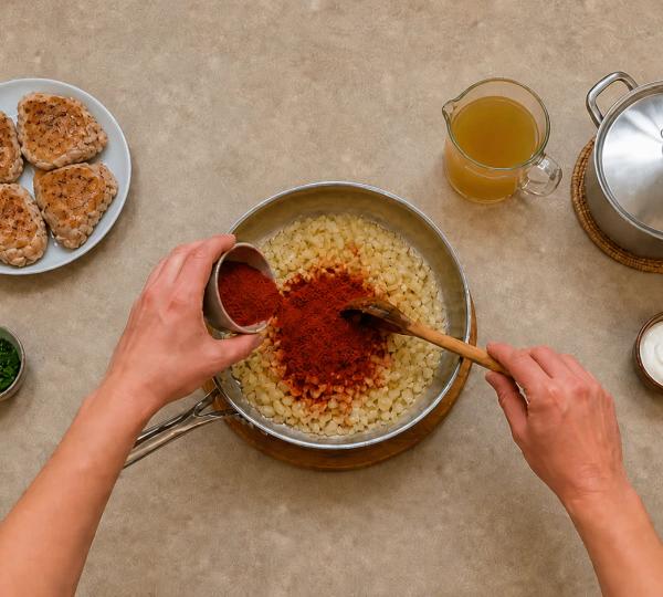 Step 7: Take the pan OFF