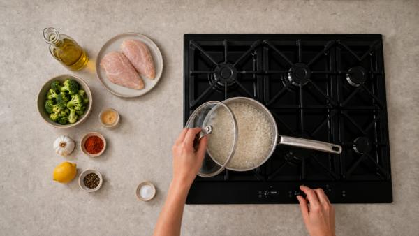 Step 3: Bring to a boil