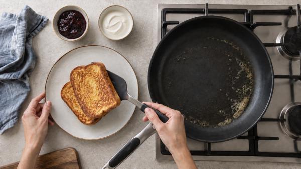 Step 10: Stack the French toast