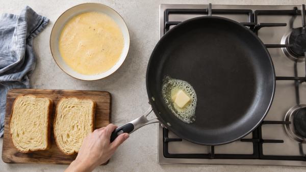 Step 7: Heat a large non-stick pan