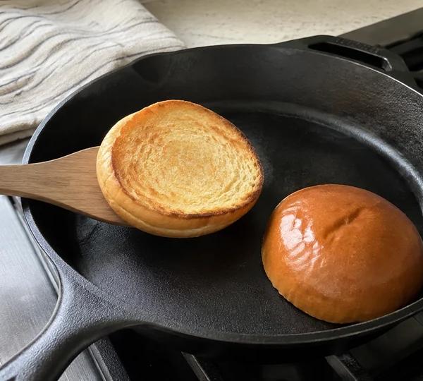 Step 8: Toast brioche bun