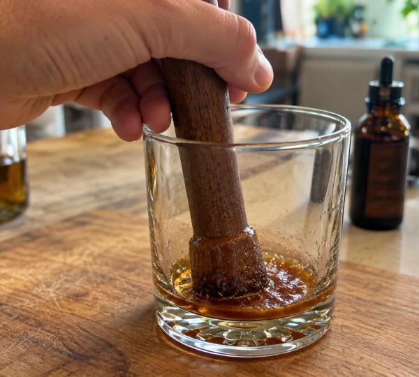 Step 3: Muddle firmly