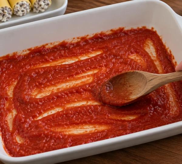 Step 7: Spread a thin layer
