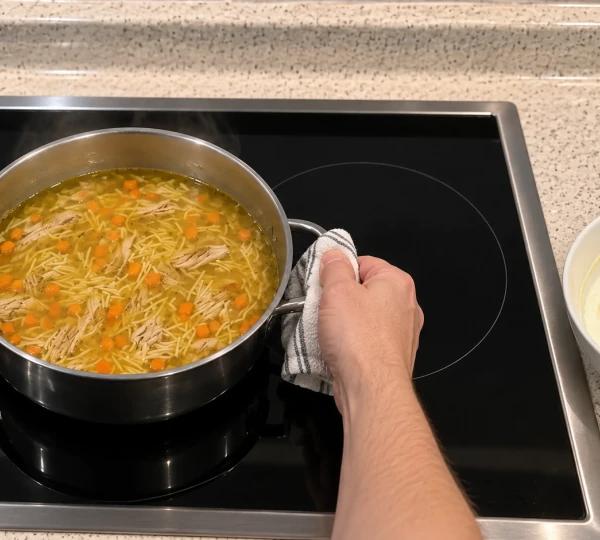 Step 7: Take the pot OFF