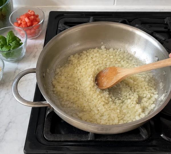 Step 1: Sauté the onion