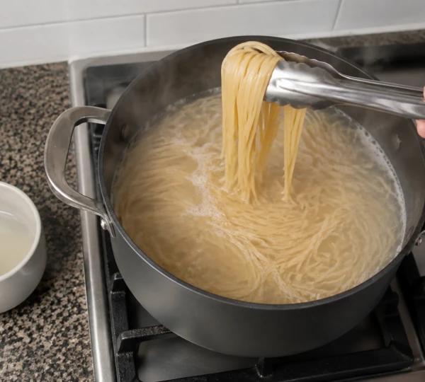 Step 8: Cook Pasta and Serve