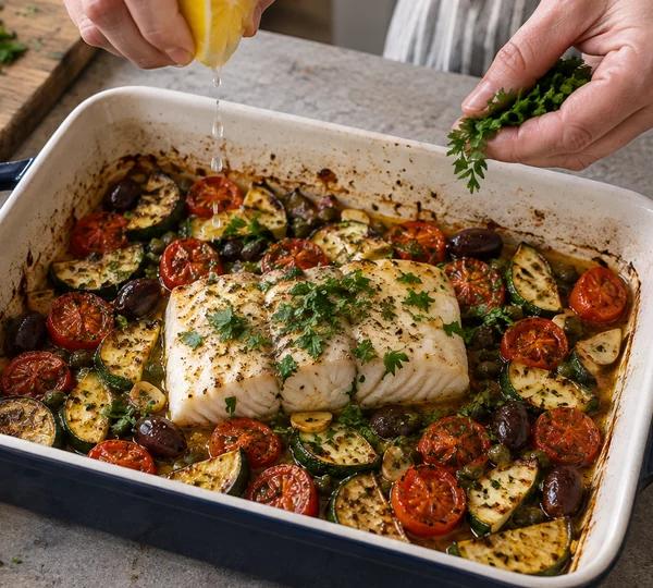 Step 5: Finish with lemon and parsley