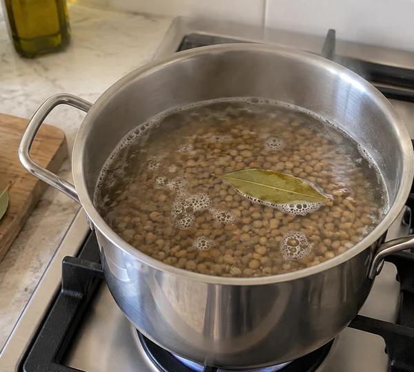 Step 1: Simmer the lentils