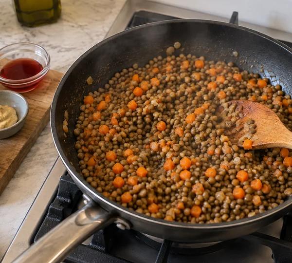 Step 4: Season the lentils