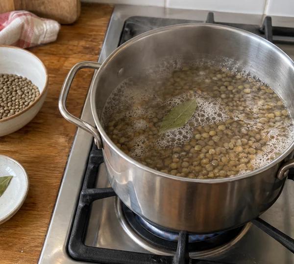 Step 2: Simmer the lentils