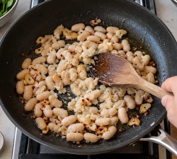Step 2: Add the white beans