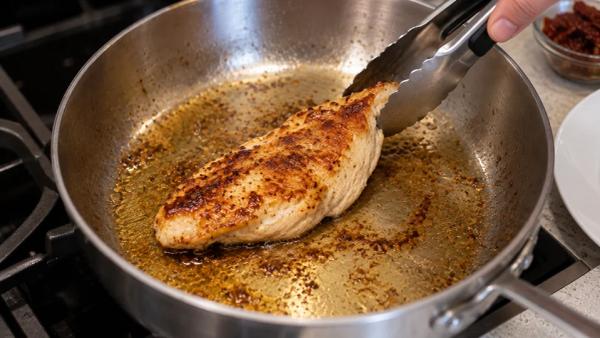 Step 1: Season and sear