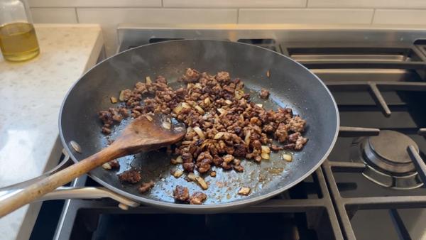 Step 5: Fry the onion