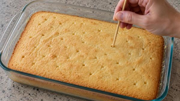Step 7: Let the cake cool completely