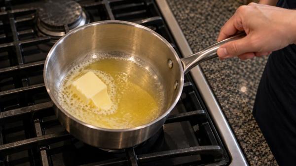 Step 5: Melt the butter