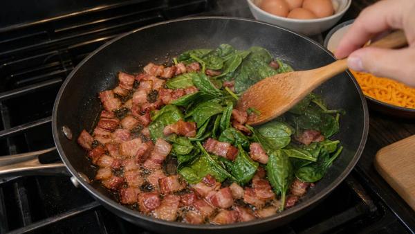 Step 2: Crisp the bacon