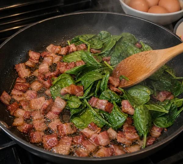 Step 2: Crisp the bacon