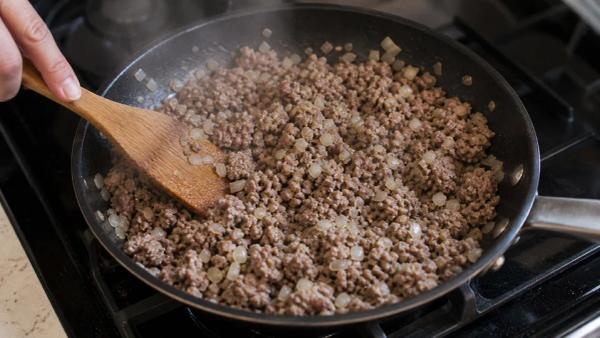 Step 1: Brown the filling