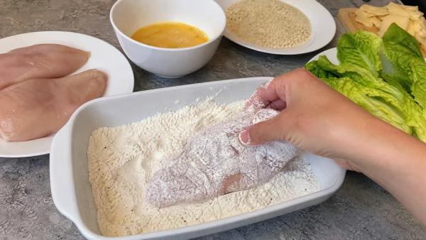 Step 2: Flour Coat