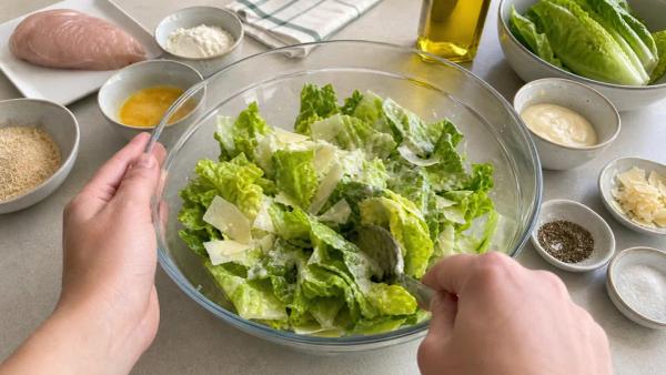 Step 7: Mix Salad