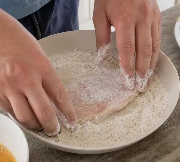 Step 2: Flour Coat