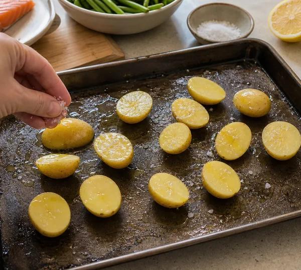 Step 1: Roast the potatoes
