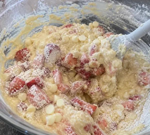 Step 8: Add the strawberries