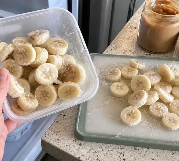 Step 1: Use Pre-Frozen Bananas