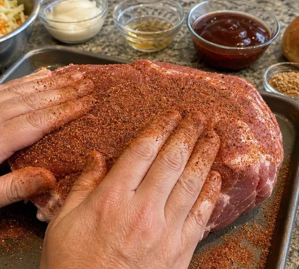 Step 1: Season and rub