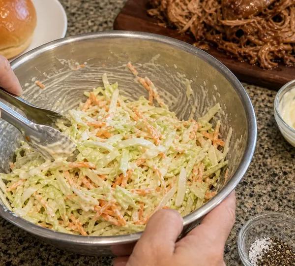 Step 7: Make the coleslaw