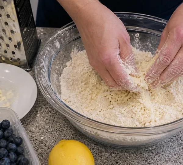 Step 3: Butter Crumbs