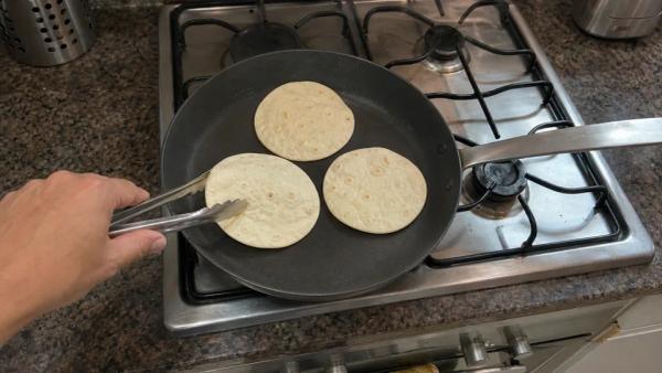 Step 3: Warm the Tortillas
