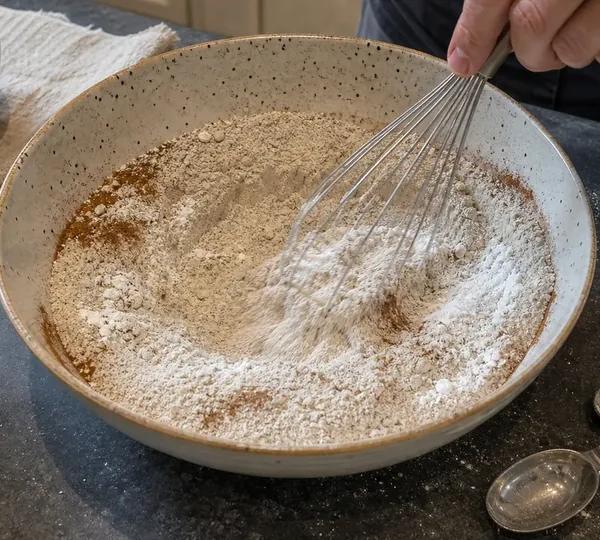 Step 1: Whisk dry