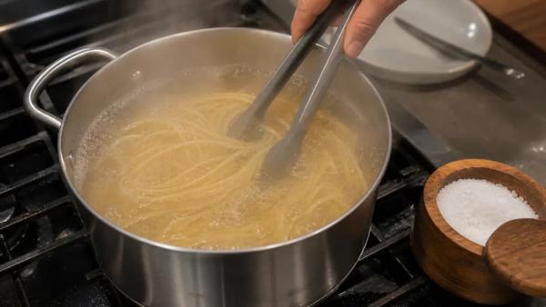 Step 1: Boil the pasta