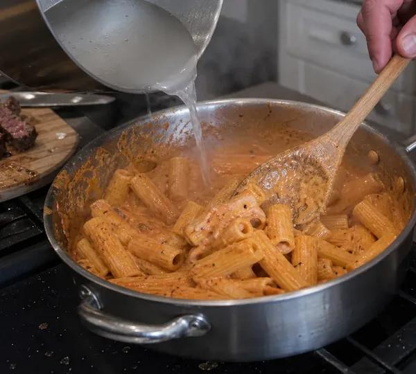 Step 9: Combine Pasta and Sauce
