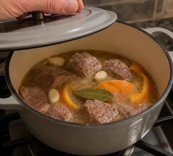Step 5: Cover and simmer on low