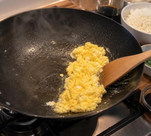 Step 2: Scramble the egg