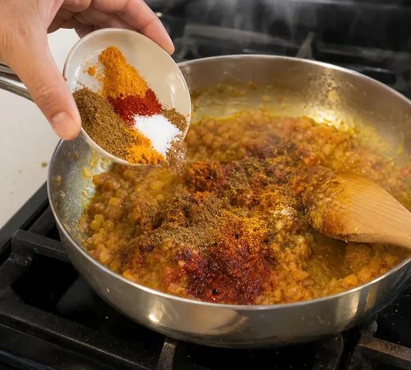 Step 4: Bloom Spices