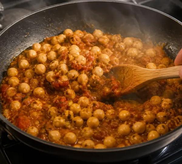Step 6: Add Chickpeas