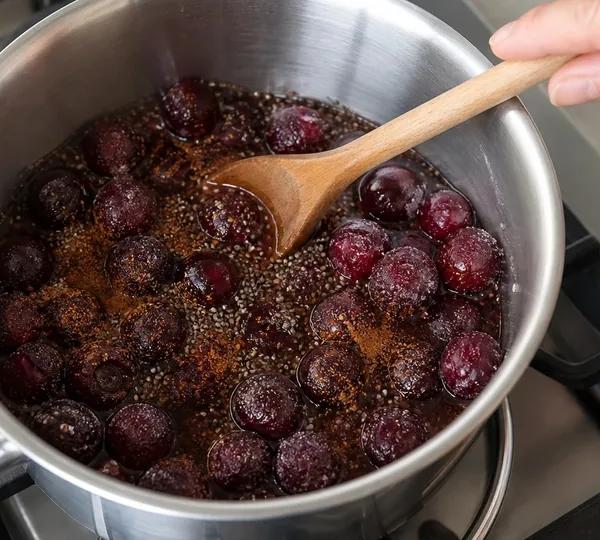 Step 1: Make the Cherry Chia Jam