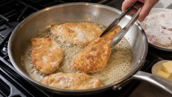Step 4: Pan-fry until golden