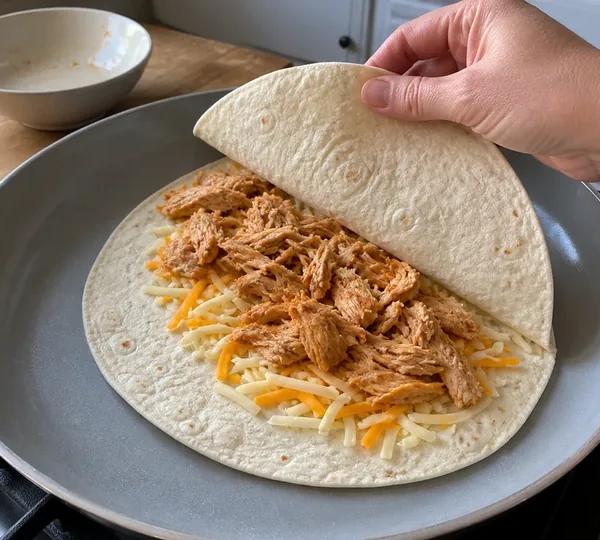 Step 2: Layer the tortilla