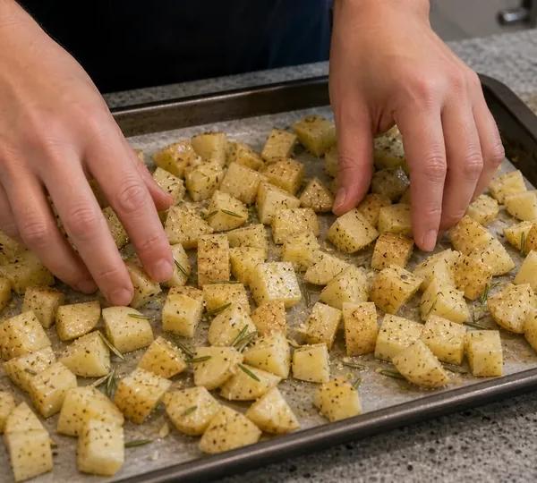 Step 3: Spread on a baking sheet
