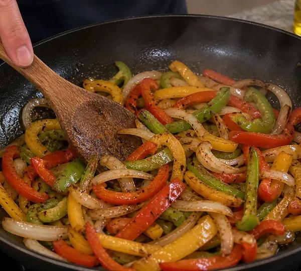 Step 9: Sauté the Vegetables