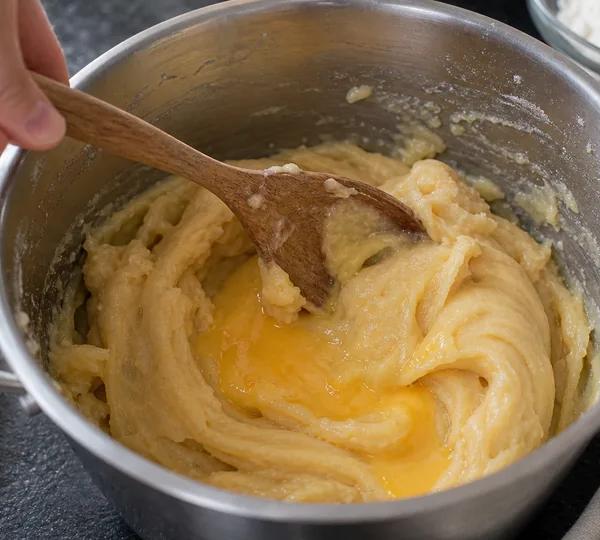 Step 2: Beat in the egg