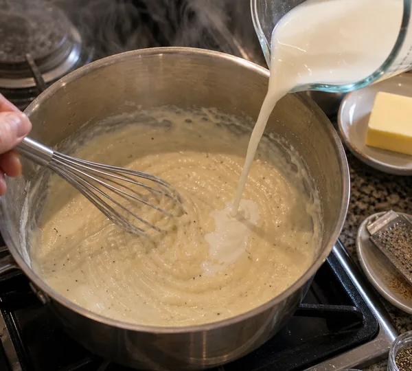 Step 7: Slowly whisk