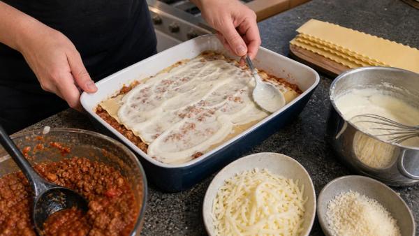 Step 9: Preheat & Layer